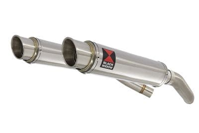 ST1300 Pan European (SC51) Exhaust Silencers 350mm GP Round Stainless
