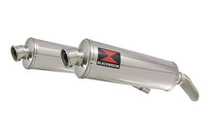 ST1300 Pan European (SC51) Exhaust Silencers 400mm Oval Stainless