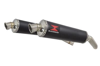 ST1300 Pan European (SC51) Exhaust Silencers 400mm Round Black Stainless