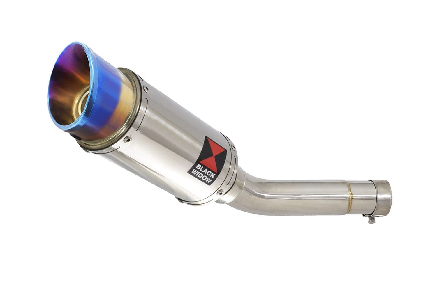 Street Triple 675 675R 2013-2016 Exhaust Silencer 200mm Round Blue