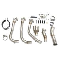 Street Triple 765 S/R/RS 2023 - 2026 Exhaust System 300 mm Oval Stainless Carbon Tip Silencer