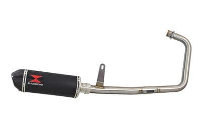 Superlight 125 2012-2024 Exhaust System 300mm Oval Black Stainless Carbon Tip Silencer