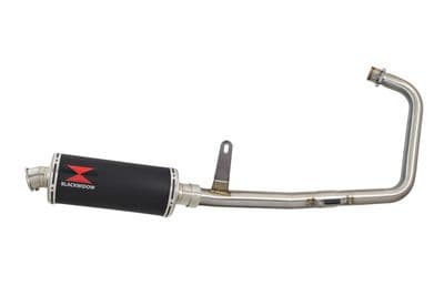 Superlight 125 2012-2024 Exhaust System 300mm Oval Black Stainless Silencer