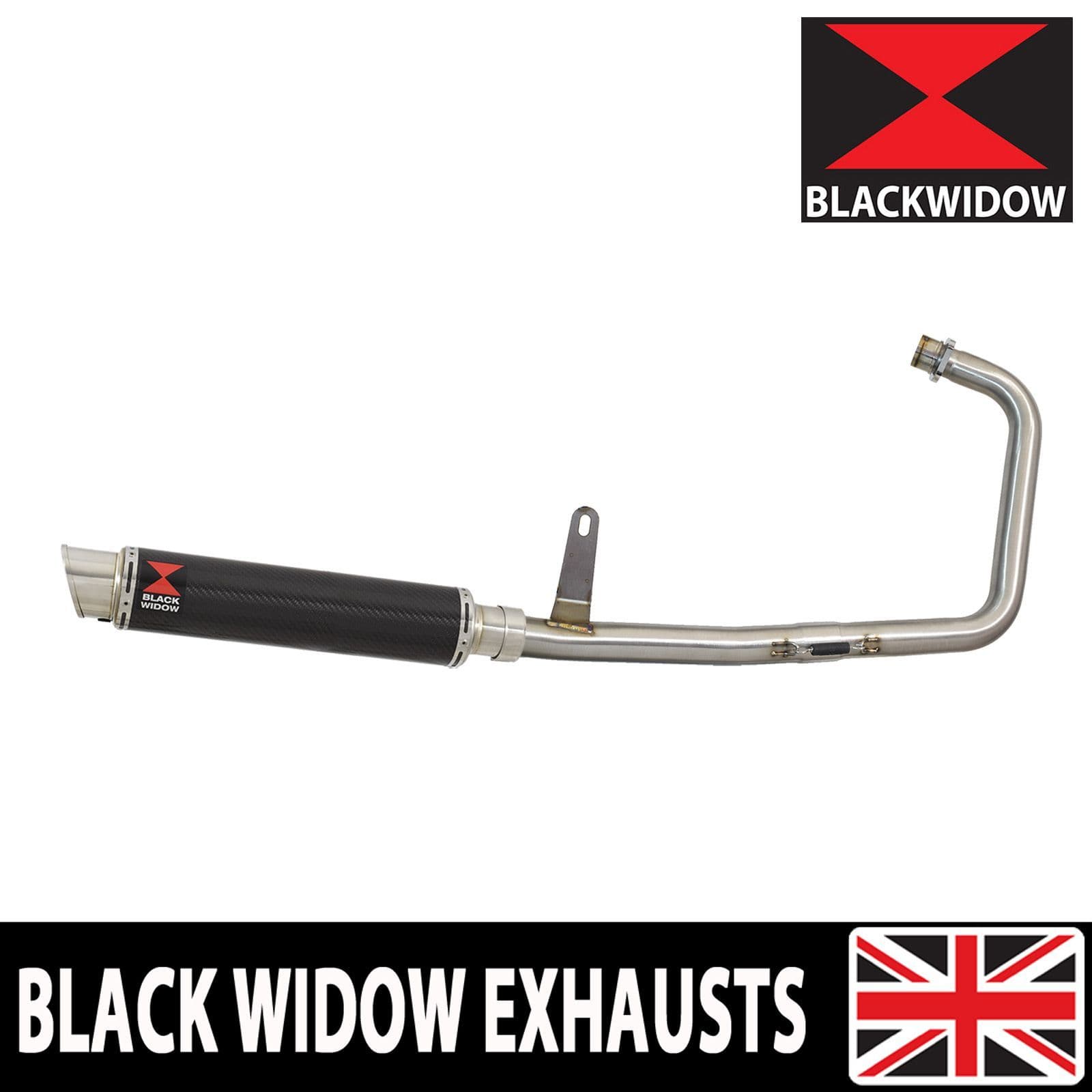 Superlight 125 2012-2024 Exhaust System 350mm GP Round Carbon Silencer