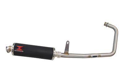 Superlight 125 2012-2024 Exhaust System 400mm Round Black Stainless Silencer