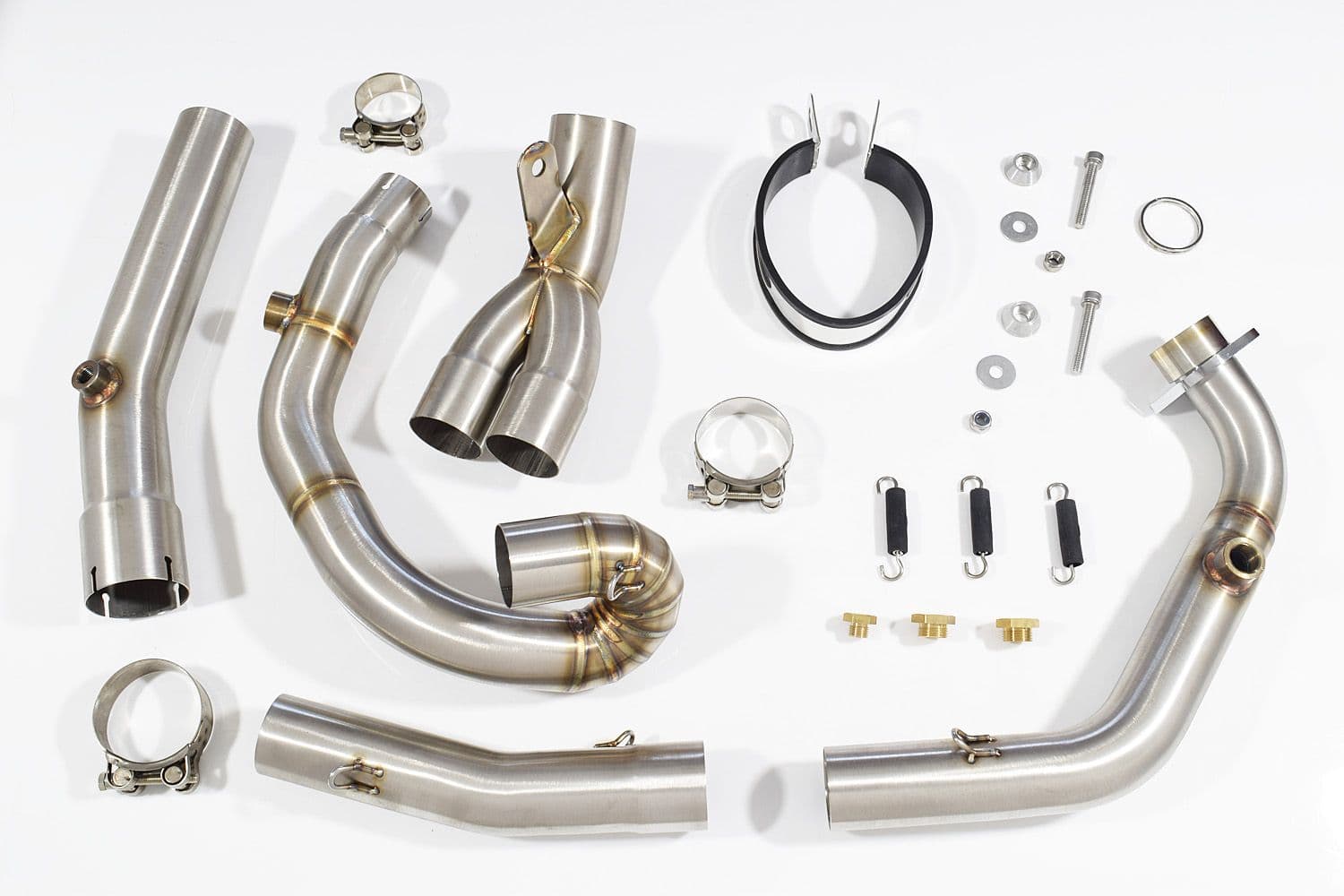 SV 650 2003-2015 Exhaust System 300mm Oval Black Stainless Silencer