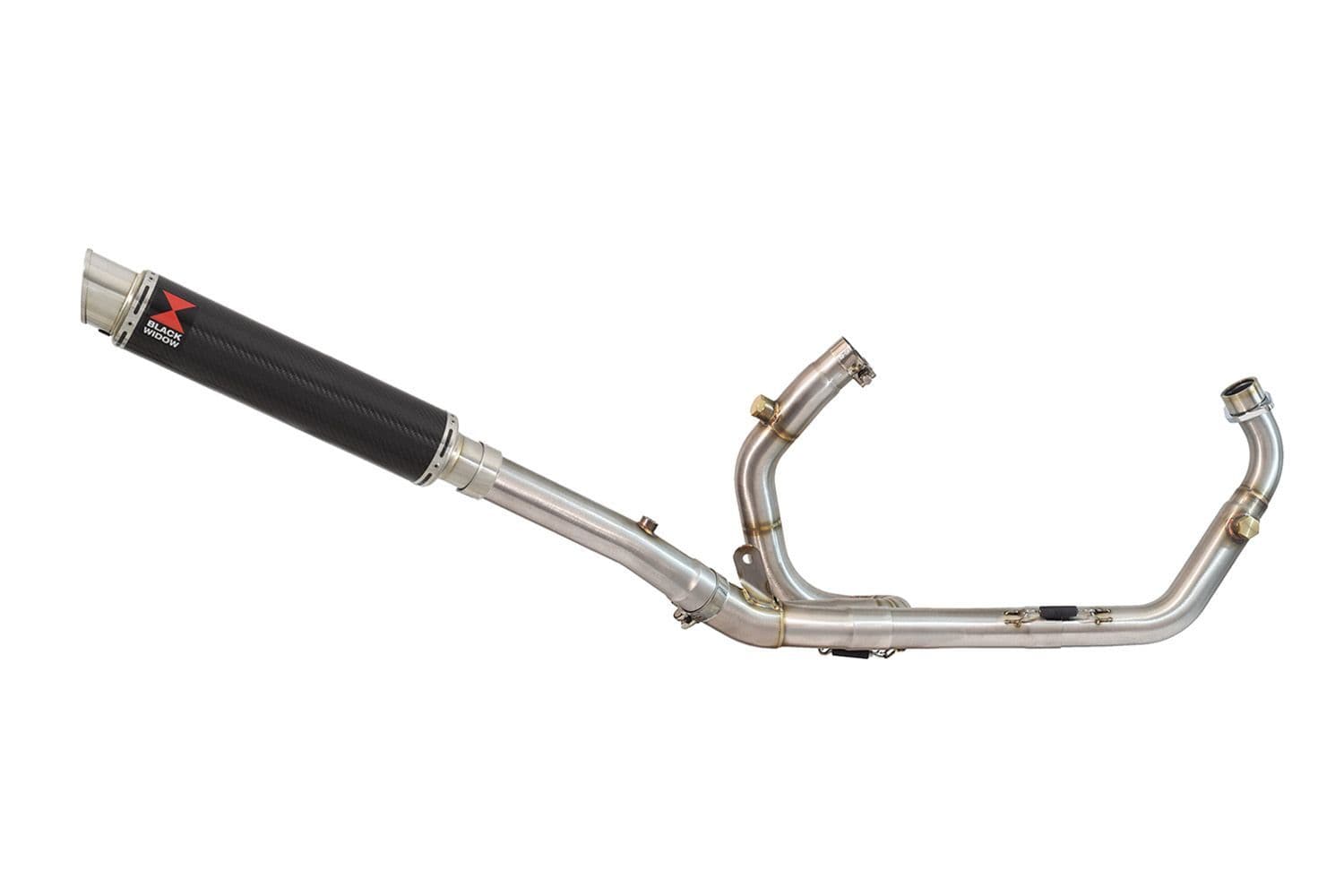 SV 650 2003-2015 Exhaust System 350mm GP Round Carbon Silencer