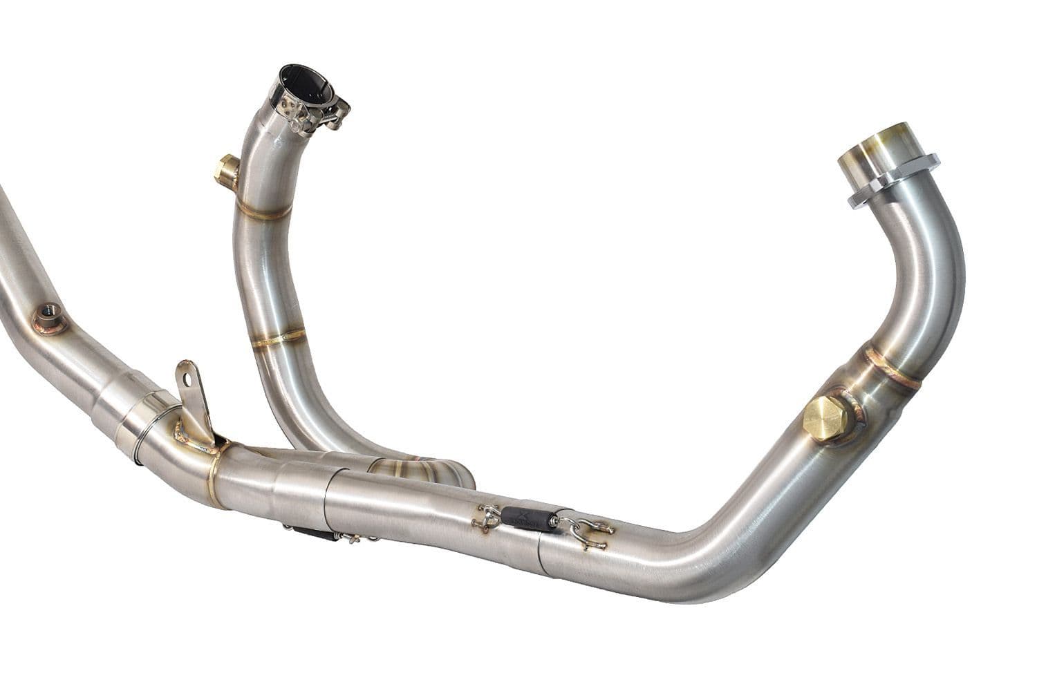 SV 650 2003-2015 Exhaust System 400mm Oval Black Stainless Silencer