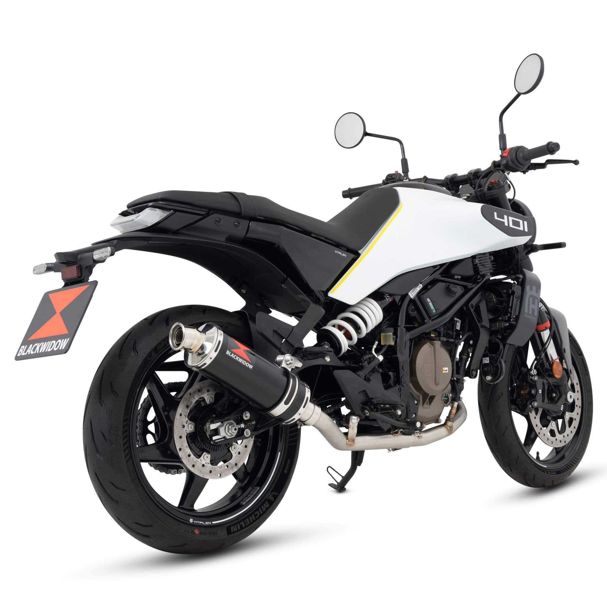fセット Svartpilen / Vitpilen 401 2024 - 2025 De-Cat Exhaust System 300mm