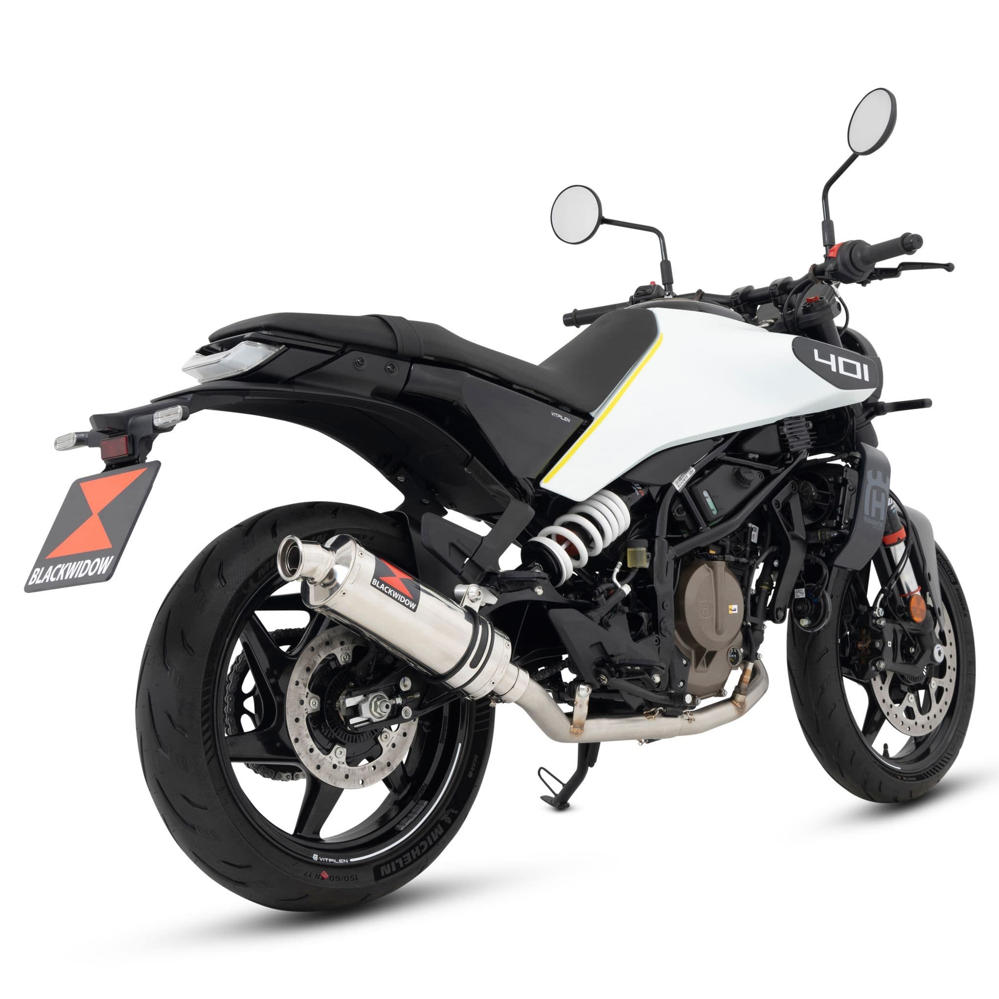 のの Svartpilen / Vitpilen 401 2024 - 2025 De-Cat Exhaust System 300mm