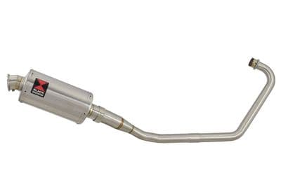 Sym XS 125-K Exhaust System 230mm Oval Stainless Silencer