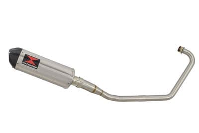 Sym XS 125-K Exhaust System 300mm Stainless Carbon Silencer