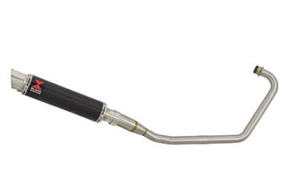 Sym XS 125-K Exhaust System 350mm GP Round Carbon Silencer