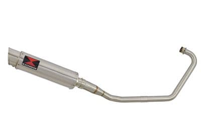 Sym XS 125-K Exhaust System 360mm GP Round Stainless Silencer