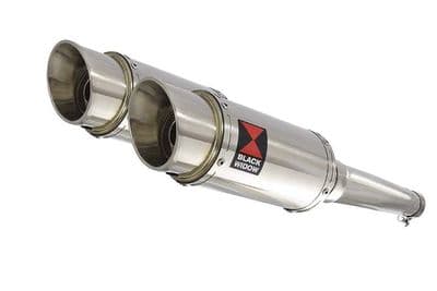 TDM 900 2-2 Exhaust Silencer Kit 200mm Round Stainless