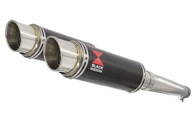 TDM 900 2-2 Exhaust Silencer Kit 230mm GP Round Carbon