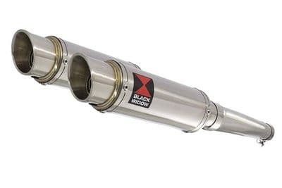 TDM 900 2-2 Exhaust Silencer Kit 230mm GP Round Stainless