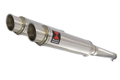 TDM 900 2-2 Exhaust Silencer Kit 350mm GP Round Stainless