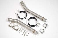 TDM 900 2-2 Exhaust Silencer Kit 360mm GP Round Stainless