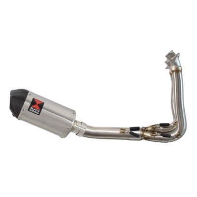 Tiger 660 2022 - 2026 Sport Exhaust System 200 mm Oval Stainless Carbon Tip Silencer