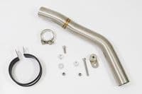 Tiger 800 ABS 2010-2020 Exhaust Silencer 200mm Round Stainless