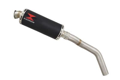 Tiger 800 ABS 2010-2020 Exhaust Silencer 300mm Round Black Stainless