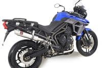 Tiger 800 ABS 2010-2020 Exhaust Silencer 350mm GP Round Stainless