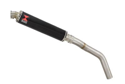 Tiger 800 ABS 2010-2020 Exhaust Silencer 350mm Round Black Stainless
