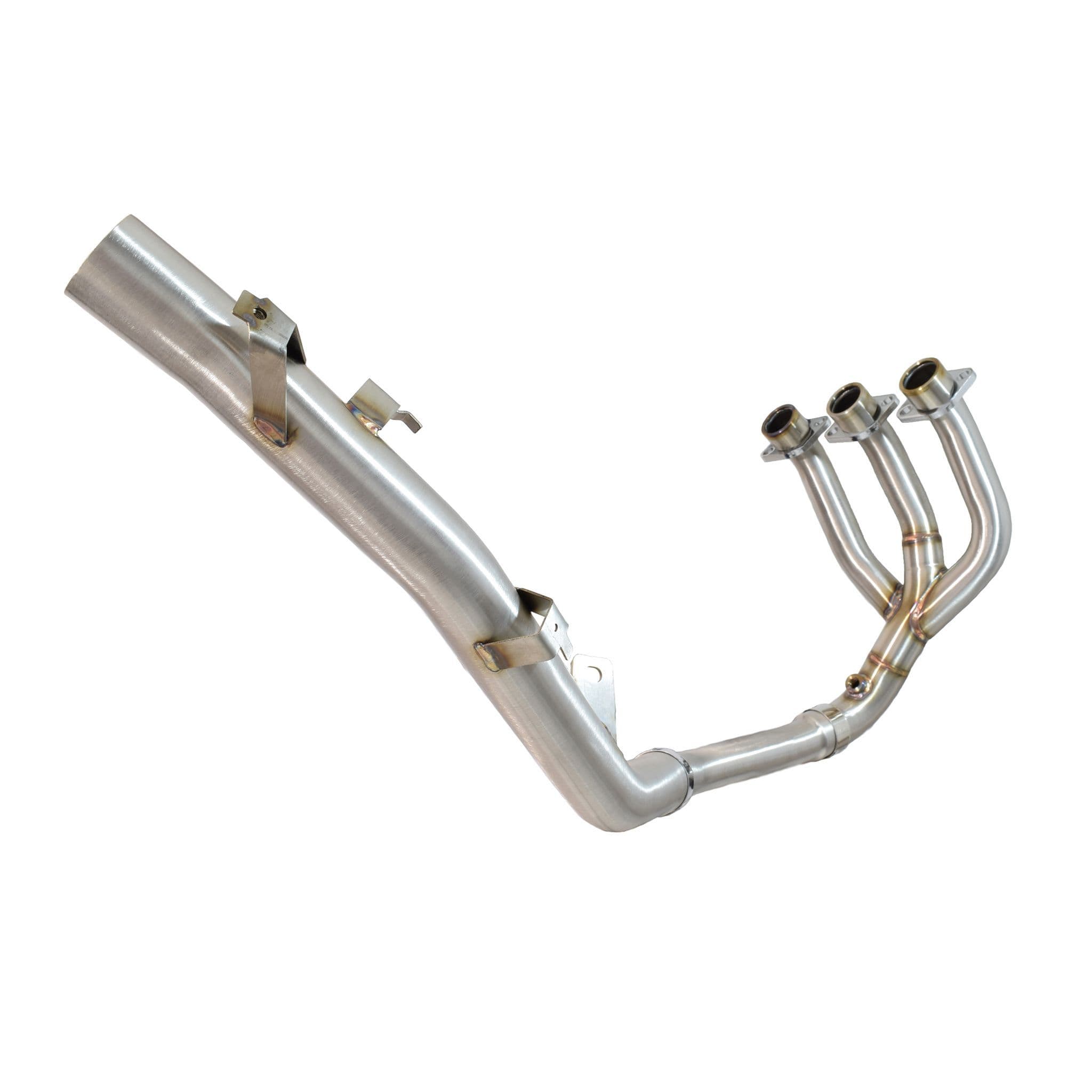 、 Tiger 850 2020 - 2023 De Cat Exhaust System 370mm Round Black