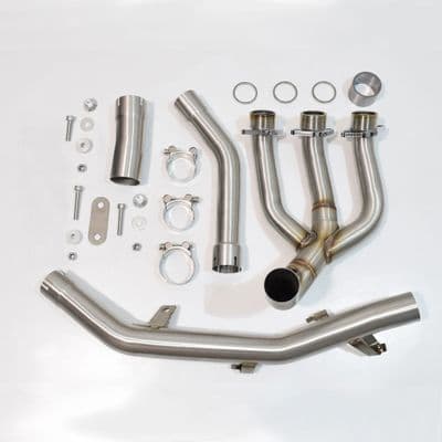 Tiger 850 2020 - 2023 De Cat Exhaust System - No Silencer