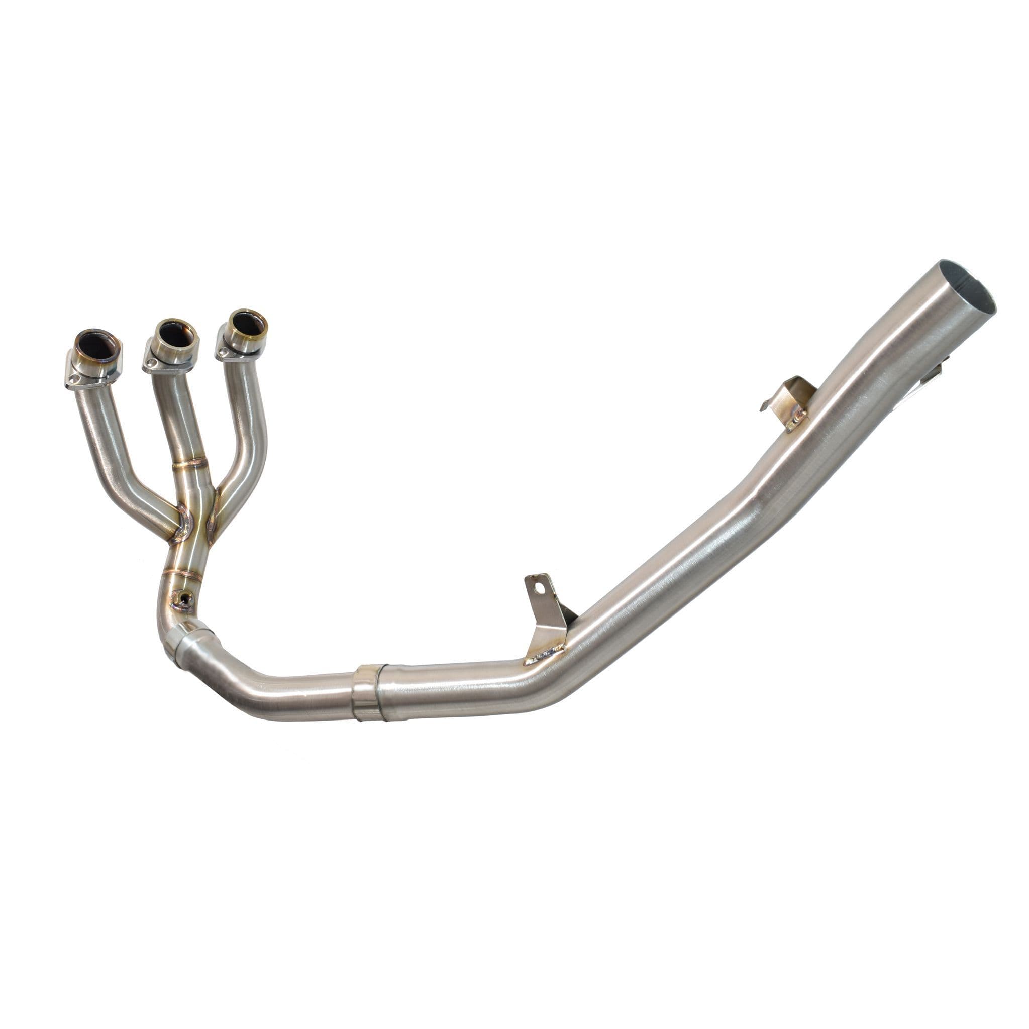 F Tiger 900 2020 - 2023 De Cat Exhaust System 200mm Round Blue Tip