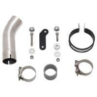 Tiger Sport 800 2025 - 2026 with Panniers Exhaust Link Pipe 400 mm Round Silencer 400SR