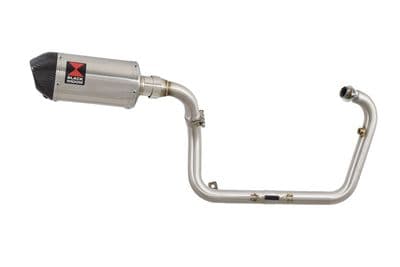 TNT & Tornado 125 & 135 2017 - 2025 Performance Exhaust System 200mm Oval Carbon Tip Silencer