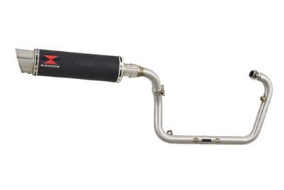 TNT & Tornado 125 & 135 2017 - 2025 Performance Exhaust System 360mm GP Round Black  Silencer