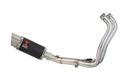 Tracer 700 2014 - 2020 De - Cat Exhaust System 200 mm Round Black Stainless Silencer