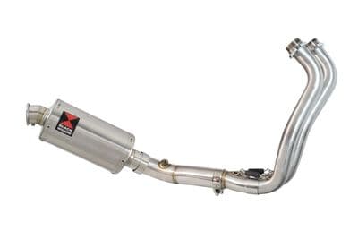 Tracer 700  2014 - 2020 De - Cat Exhaust System 230 mm Oval Stainless Silencer