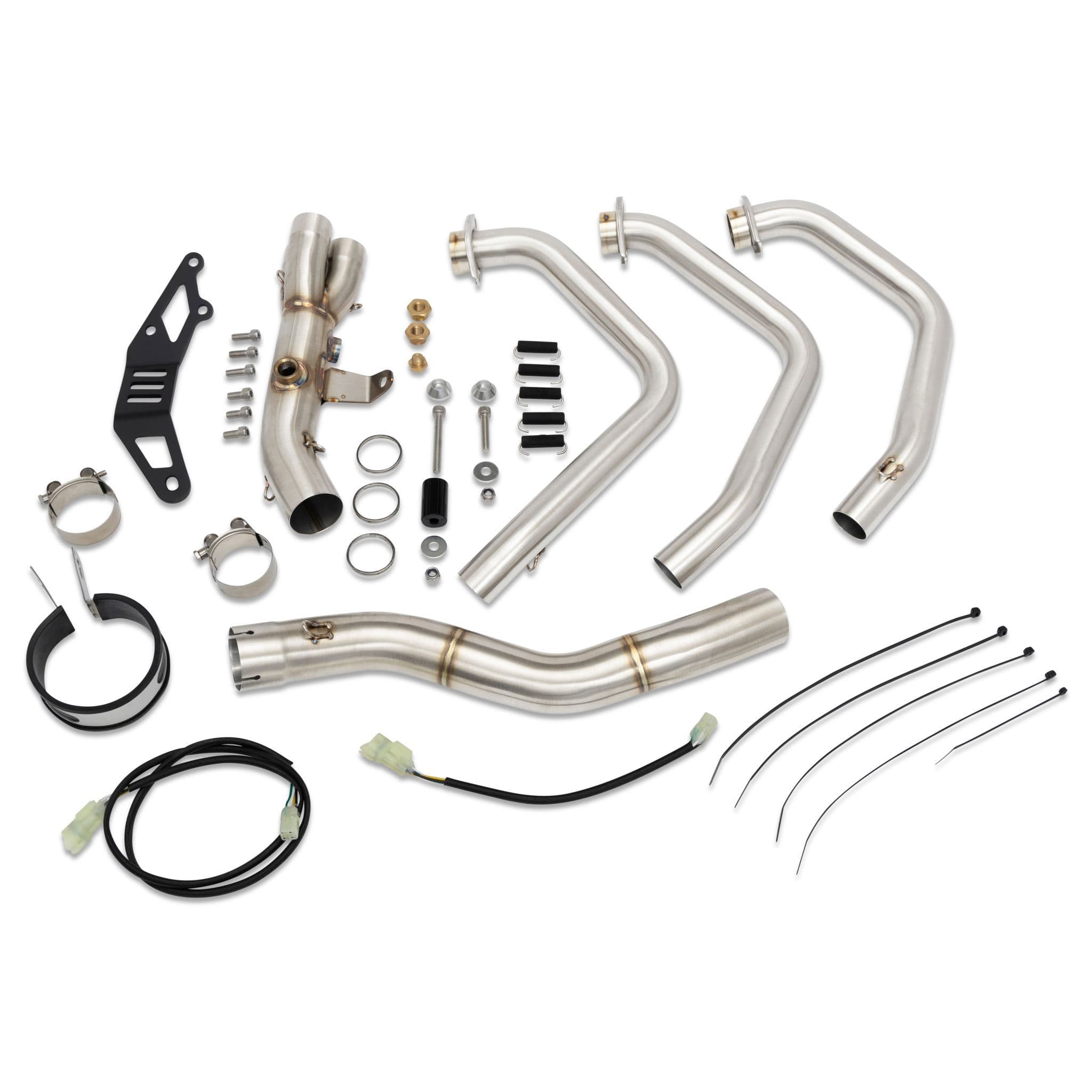 Tracer 9 GT 2024 High Level Exhaust System 350mm Round GP Carbon