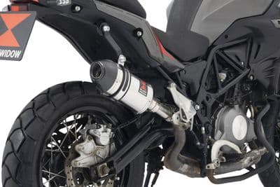 TRK 502 X 2017 - 2024 Exhaust Silencer 200 mm Oval Stainless Steel Carbon Tip