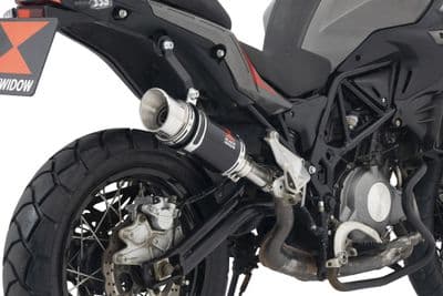 TRK 502 X 2017 - 2024 Exhaust Silencer 200 mm Round GP Black Stainless Steel