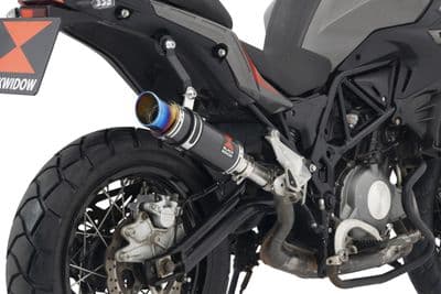 TRK 502 X 2017 - 2024 Exhaust Silencer 230 mm Round GP Carbon Blue Tip