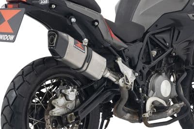 TRK 502 X 2017 - 2024 Exhaust Silencer 300 mm Hexagonal Stainless Steel Carbon Tip