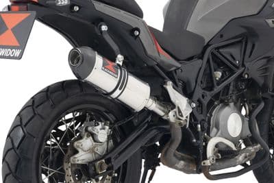 TRK 502 X 2017 - 2024 Exhaust Silencer 300 mm Oval Stainless Steel Carbon Tip