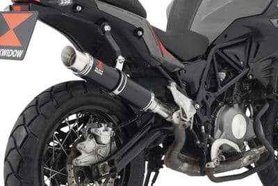 TRK 502 X 2017 - 2024 Exhaust Silencer 350 mm Round GP Black Stainless Steel