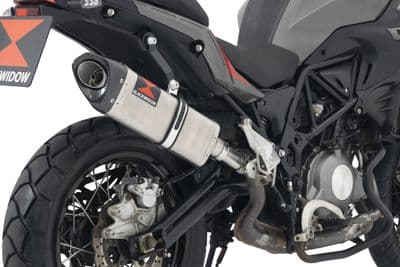 TRK 502 X 2017 - 2024 Exhaust Silencer 350 mm Tri - Oval Stainless Steel Carbon Tip