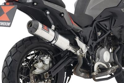 TRK 502 X 2017 - 2024 Exhaust Silencer 370 mm Round Stainless Steel Carbon Tip