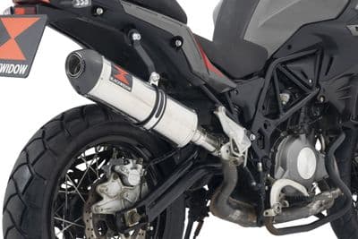 TRK 502 X 2017 - 2024 Exhaust Silencer 400 mm Oval Stainless Steel Carbon Tip