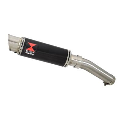 Tuareg 660 Exhaust Silencer 230mm GP Round Black Stainless