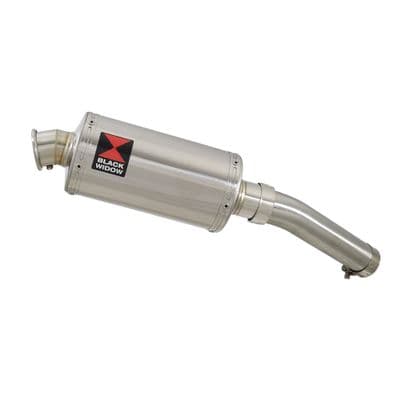 Tuareg 660 Exhaust Silencer 230mm Oval Stainless