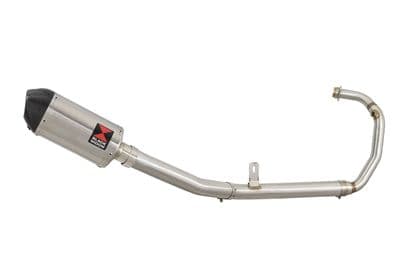 Tuono 125  2017 - 2020 Exhaust System 200mm Oval Stainless + Carbon Tip Silencer