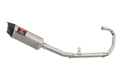 Tuono 125  2017 - 2020 Exhaust System 300mm Hexagonal Stainless + Carbon Tip Silencer